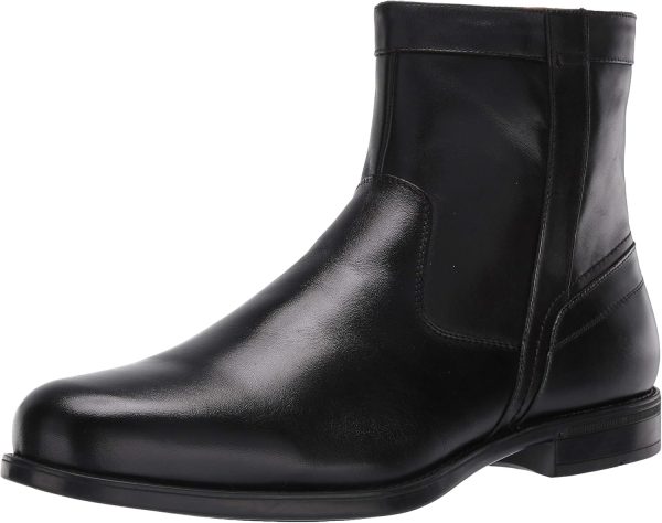 Men's  Plain Toe Zip Boot Fashion